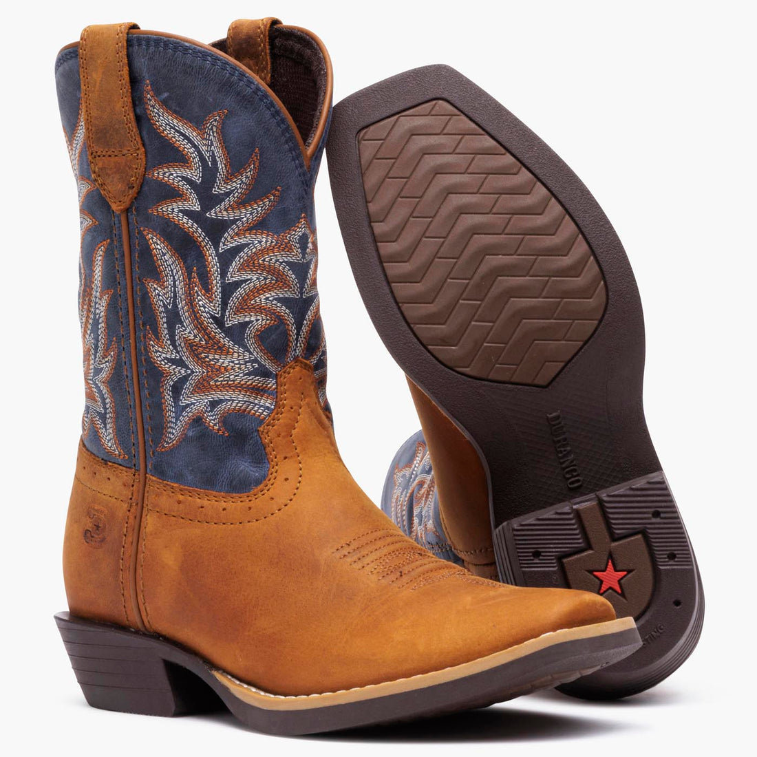 Durango Kids 8" Brown Western Boots DBT0256C