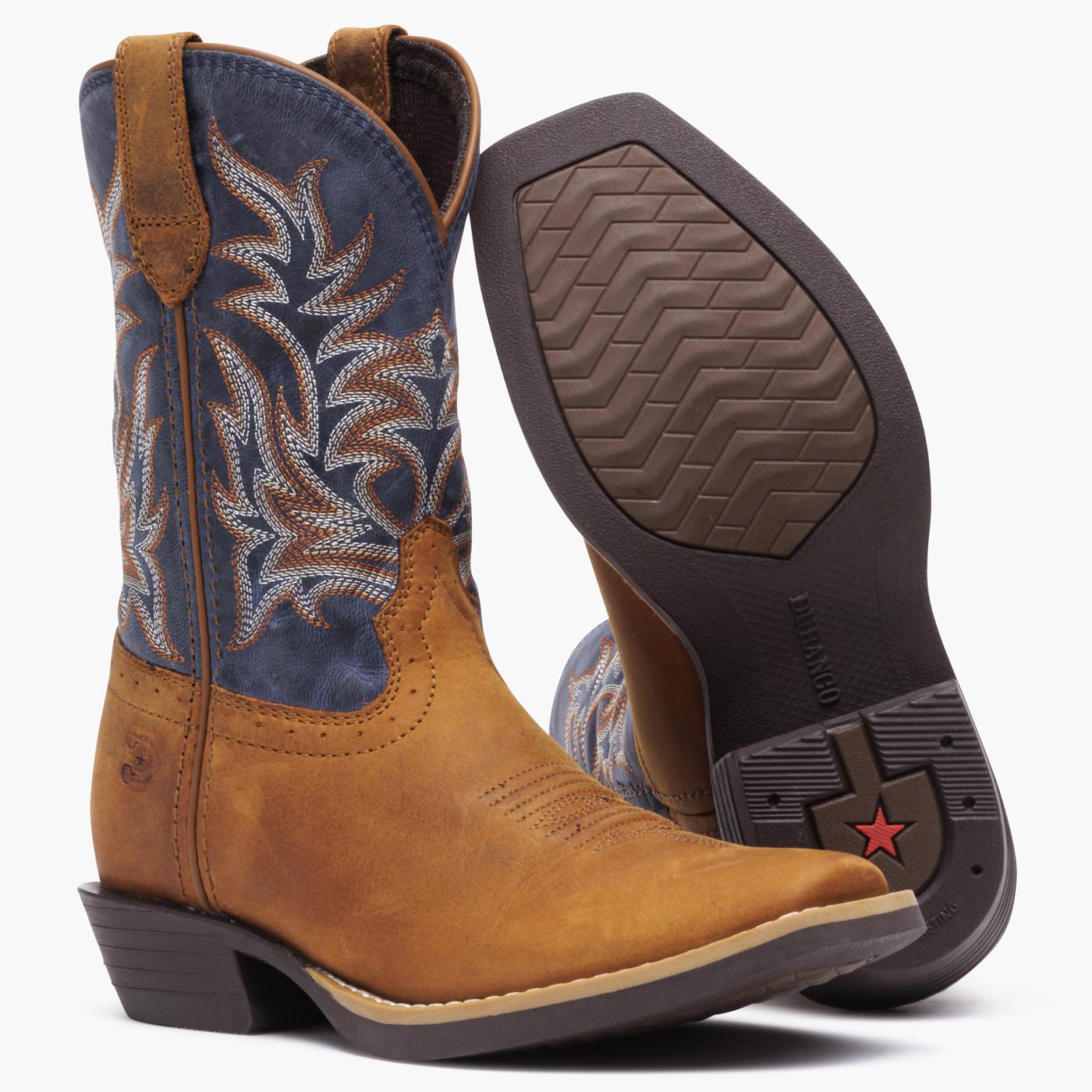 Durango Kids 8" Brown Western Boots DBT0256C