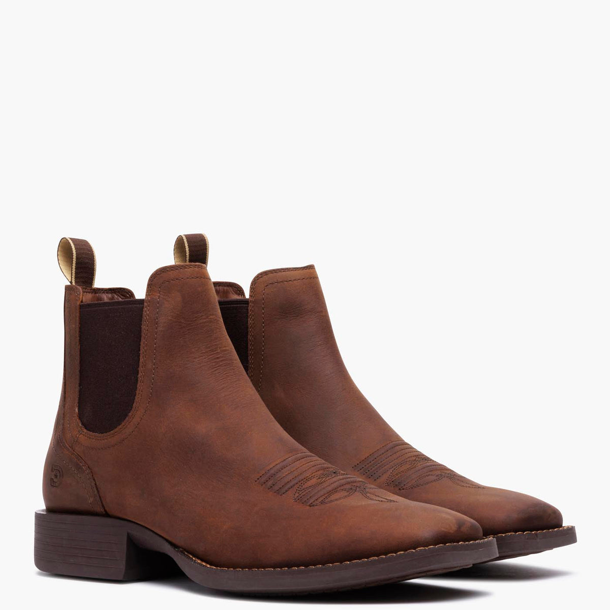 Durango Men Distressed Brown Dress Ankle Boot DDB0533