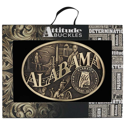 Attitude Alabama State Heritage Buckle 60811ALC