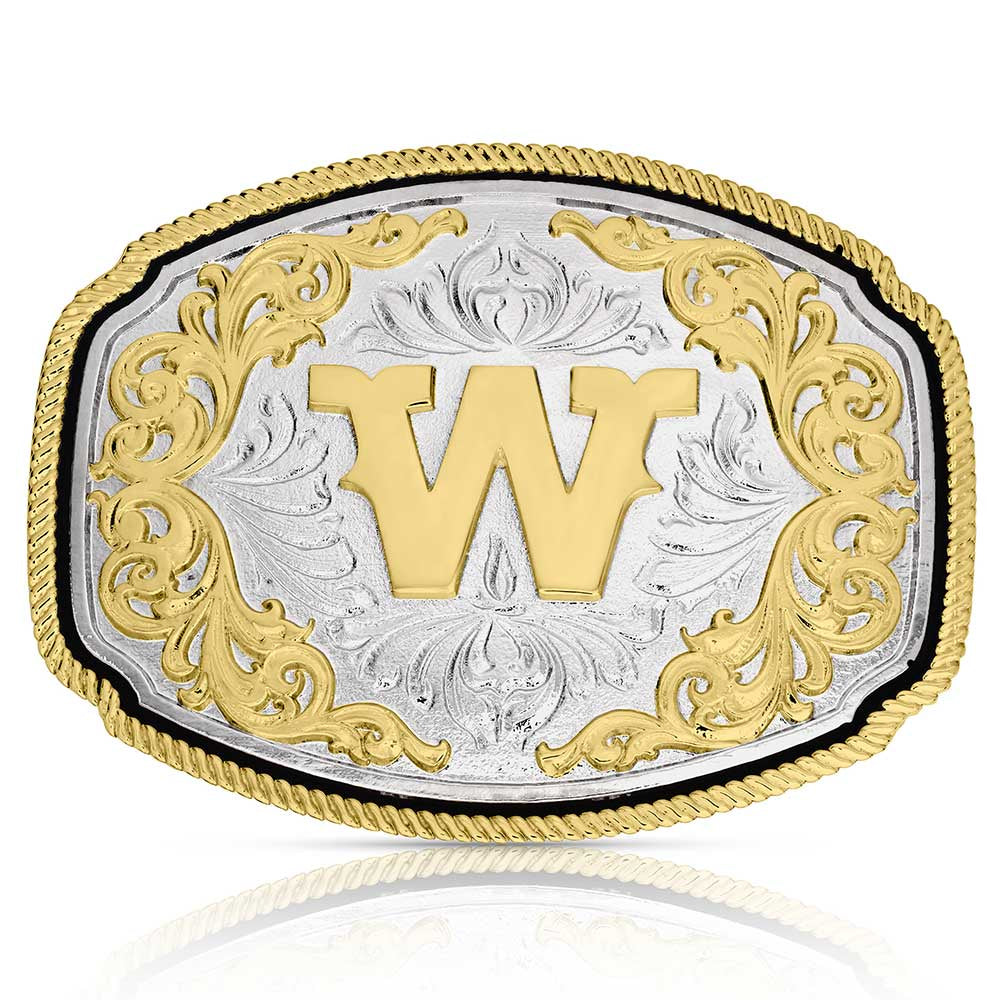 Attitude Western Initial Buckle A1047W