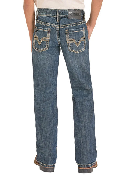 Rock &amp; Roll Kids Regular Fit Straight Rope Pocket Bootcut Jeans BB0BD08623