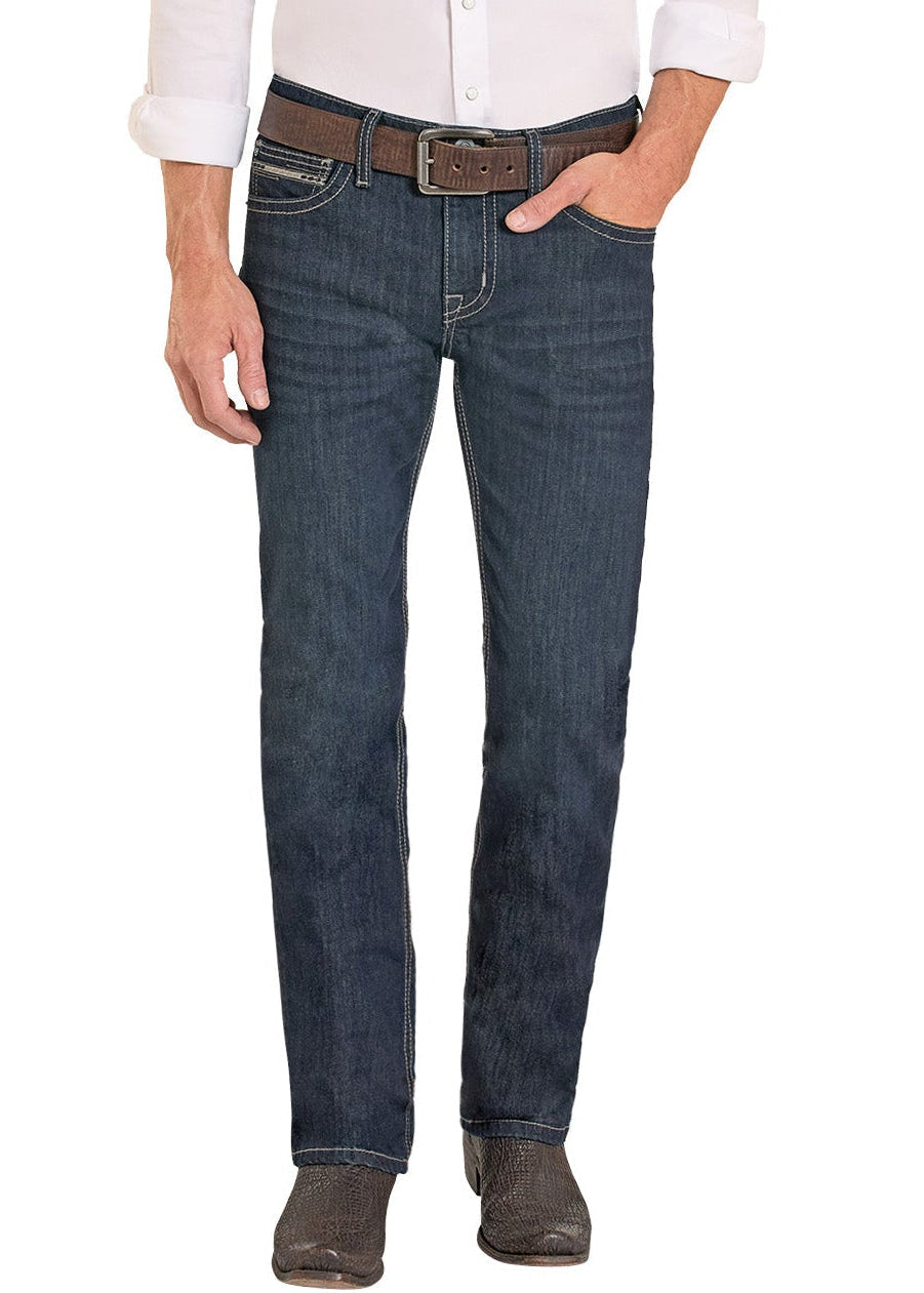Rock &amp; Roll Men Dark Vintage Revolver Jeans BM1RD08591