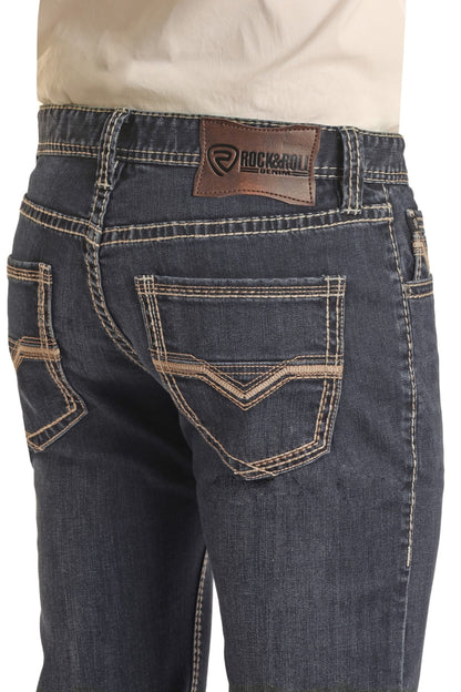 Rock &amp; Roll Men Denim Rifle Skinny Jeans BM2MD02482