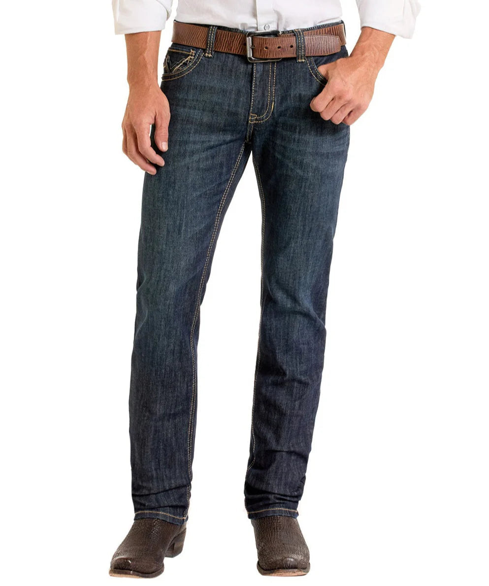 Rock &amp; Roll Men Skinny Fit Signature Pocket Straight Leg Jeans BM2MD06708