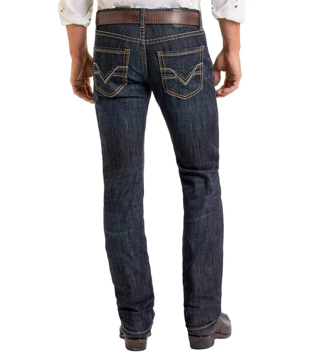 Rock &amp; Roll Men Skinny Fit Signature Pocket Straight Leg Jeans BM2MD06708