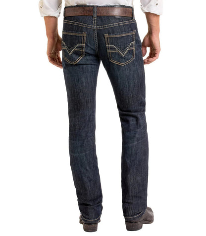 Rock &amp; Roll Men Skinny Fit Signature Pocket Straight Leg Jeans BM2MD06708