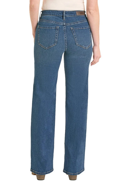 Rock &amp; Roll Women High Rise Relaxed Patch Pocket Wide Leg Jeans BW6HD08494