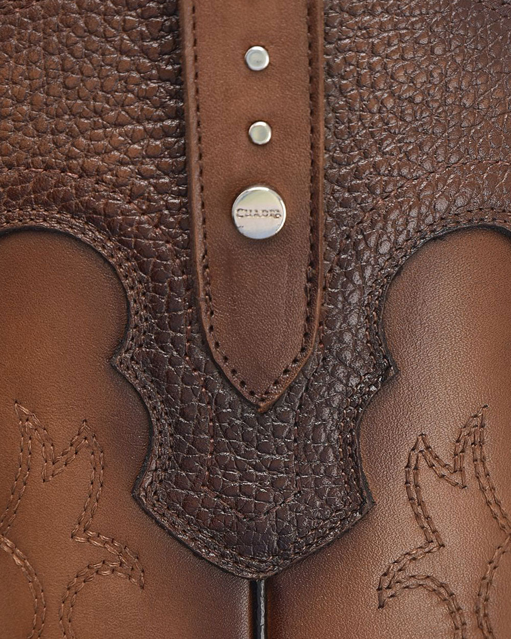 Cuadra Brown Embroidery & Studs Boots 4V00RS