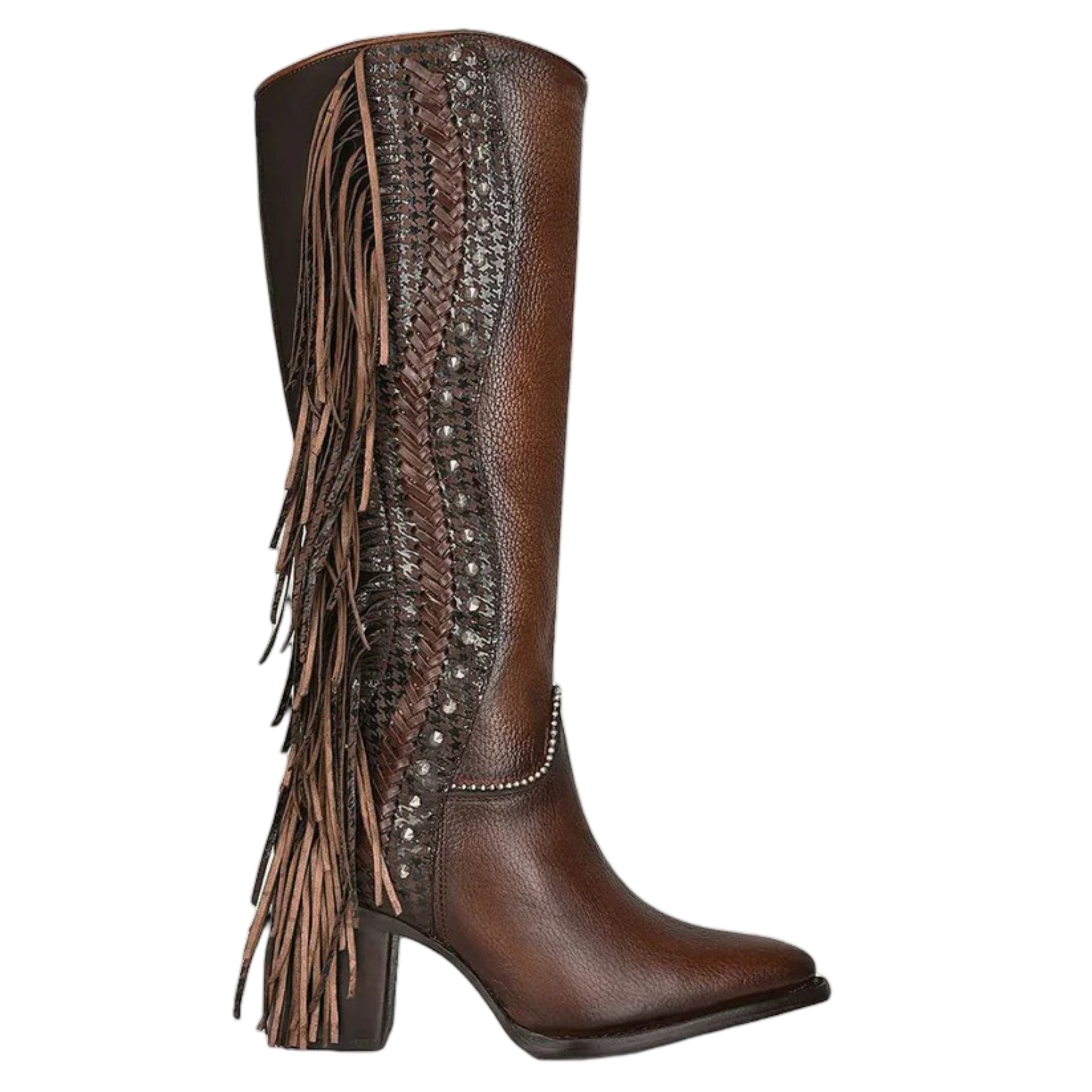Cuadra Women Cowhide Knee-High Boot 4Q03RS Brown