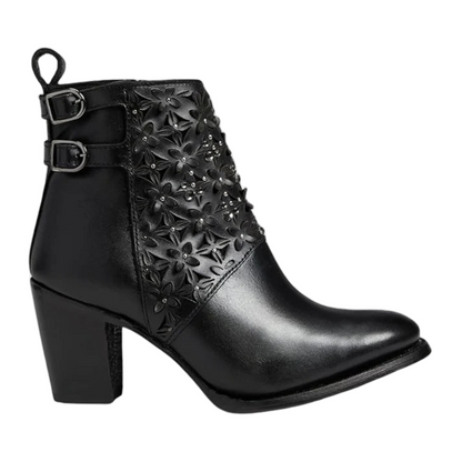 Cuadra WMN Leather Short Boot 3W02RS Nova Black