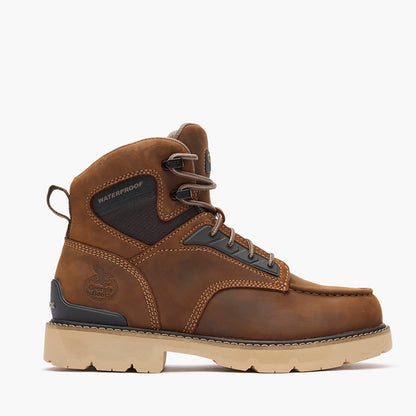 Georgia Boot Mens Carbon Flex 6" Moc-Toe Work Shoe GB00754