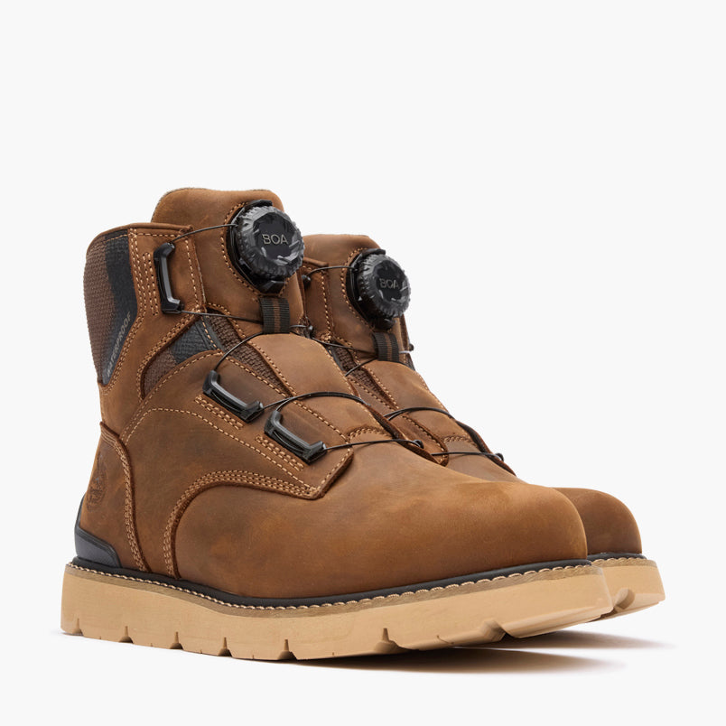 Georgia Boot Men Carbon Flex 6" BOA Wedge Work Shoe GB00758