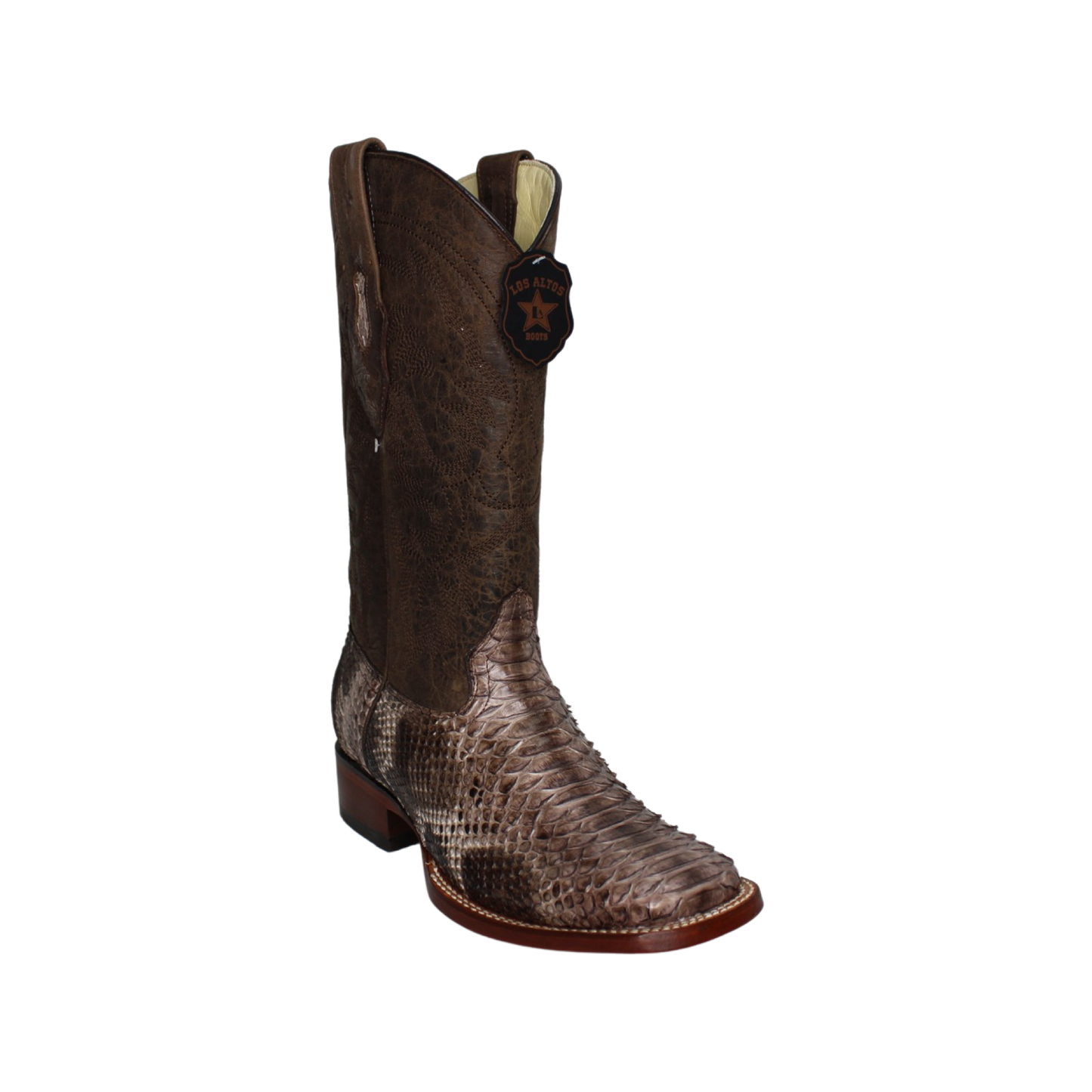 Los Altos MN Python Square Boot Rustic Brown 8225785