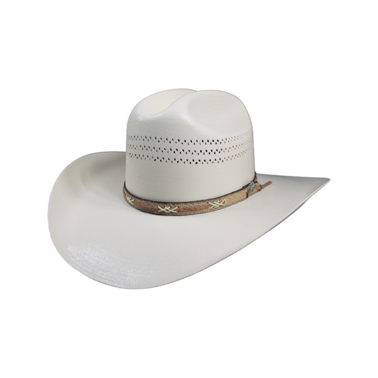 A chaparral tombstone straw hat