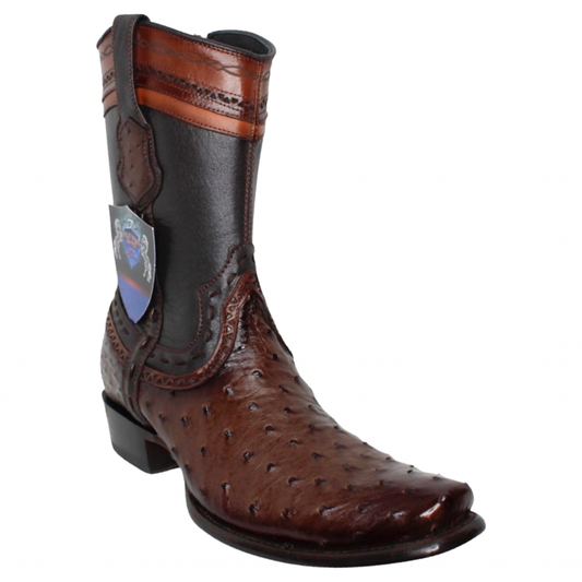 Wild West Ostrich Dubai Botin Faded Brown 279B0316