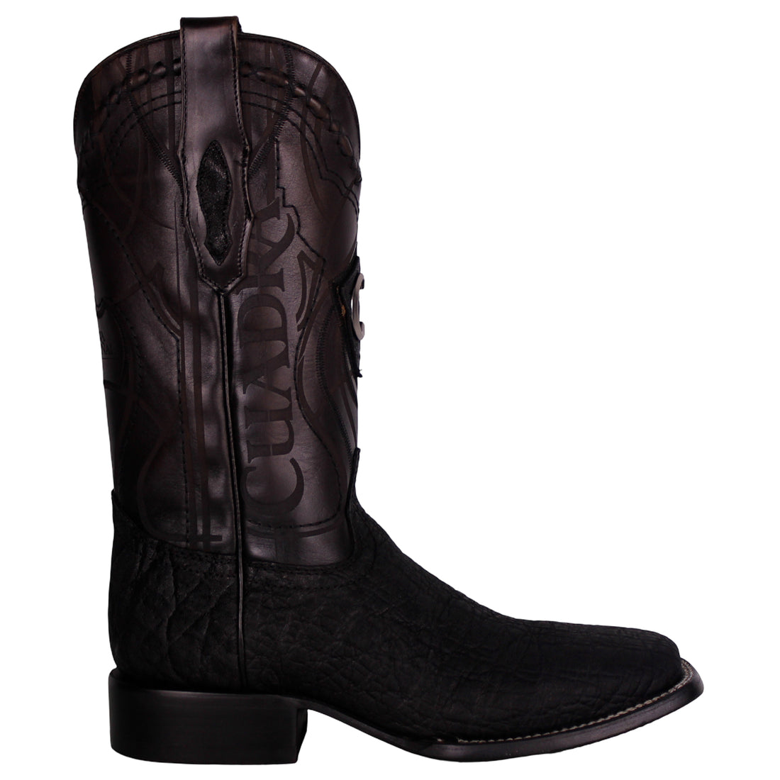 Cuadra MN Elephant Square Toe Boot 3Z1OEL Black