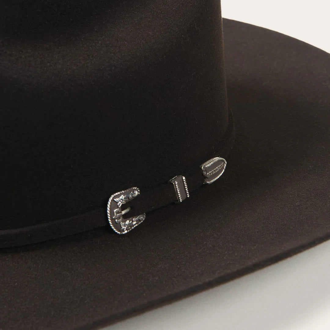 6x Stetson: 75 Chocolate Skyline Felt Hat