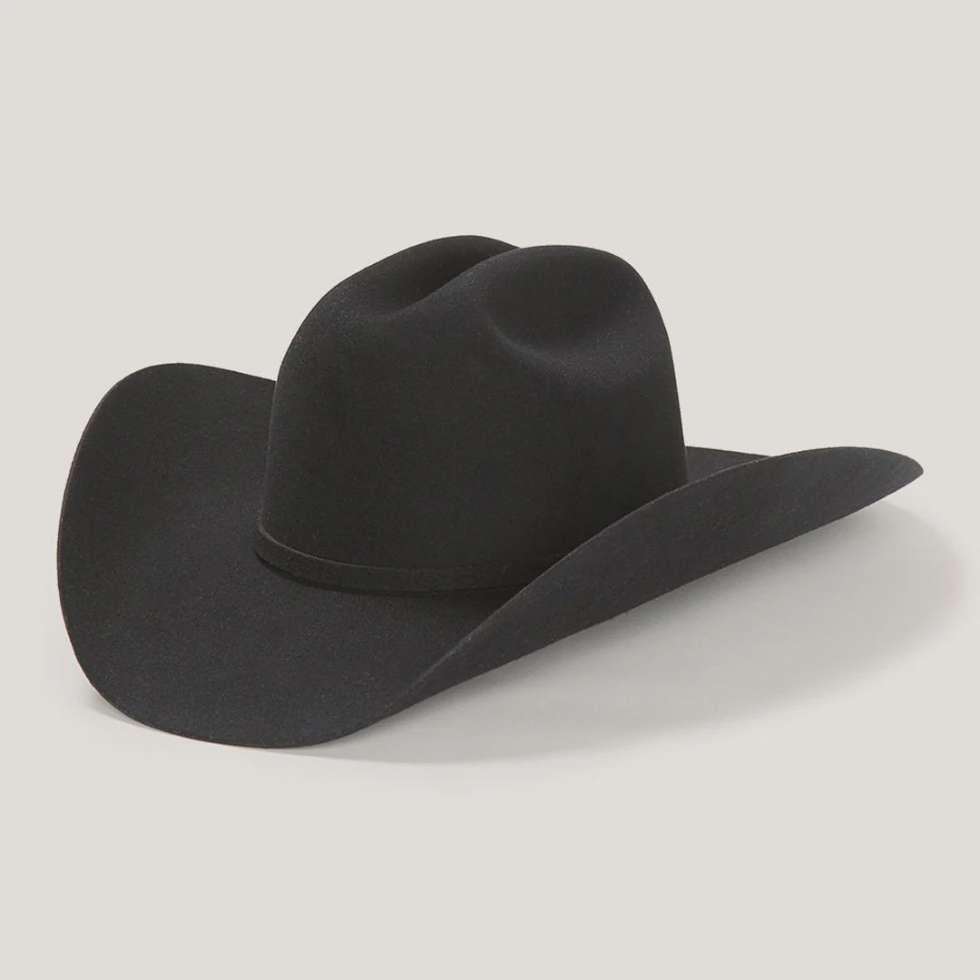 4x Stetson: 72 Black Brenham Felt Hat