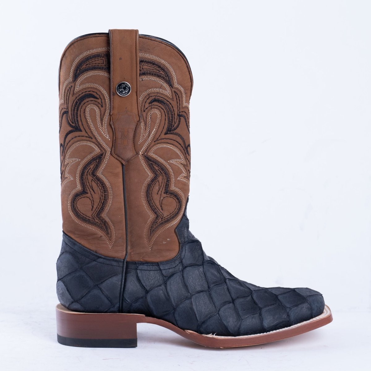 Tanner Mark MN Print Monster Fish Imt. Imt Cowhide Boot TM205560