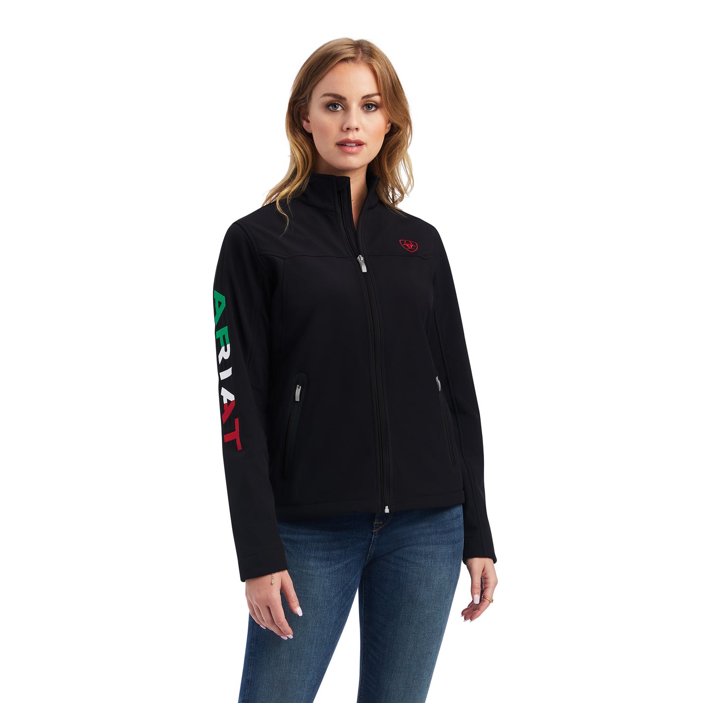 Ariat Women Mexico Classic Team Softshell Brand Jacket