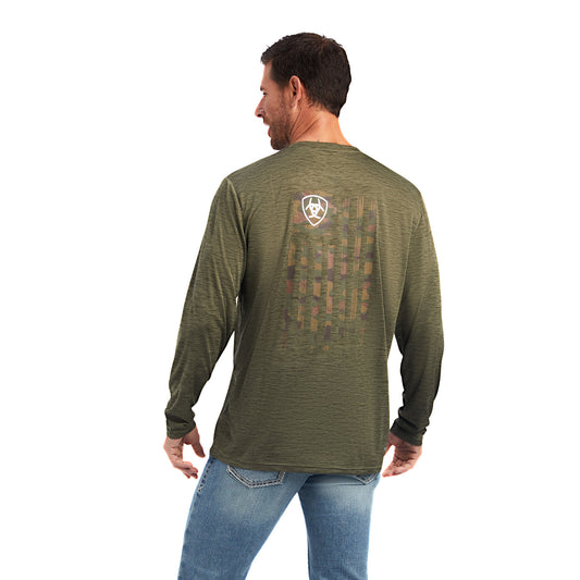 Ariat Men Charger Camo Flag T-Shirt 10040993