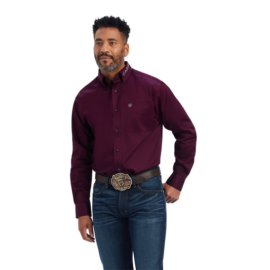 Ariat Men Team Logo Twill Classic Fit Shirt