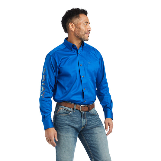 Ariat Men Team Logo Twill Classic Fit Shirt