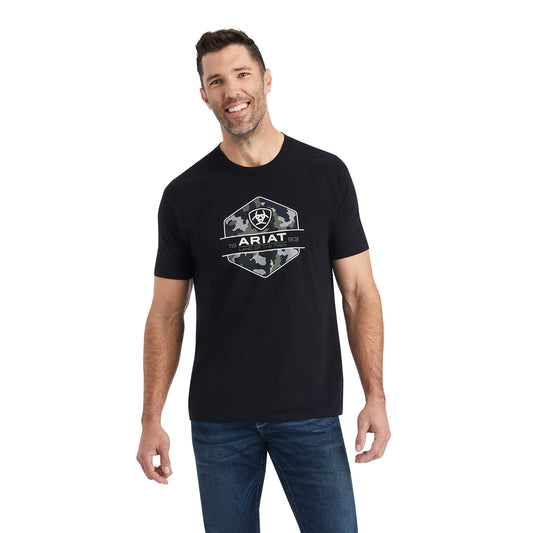 Ariat Men Camo Badge T-Shirt