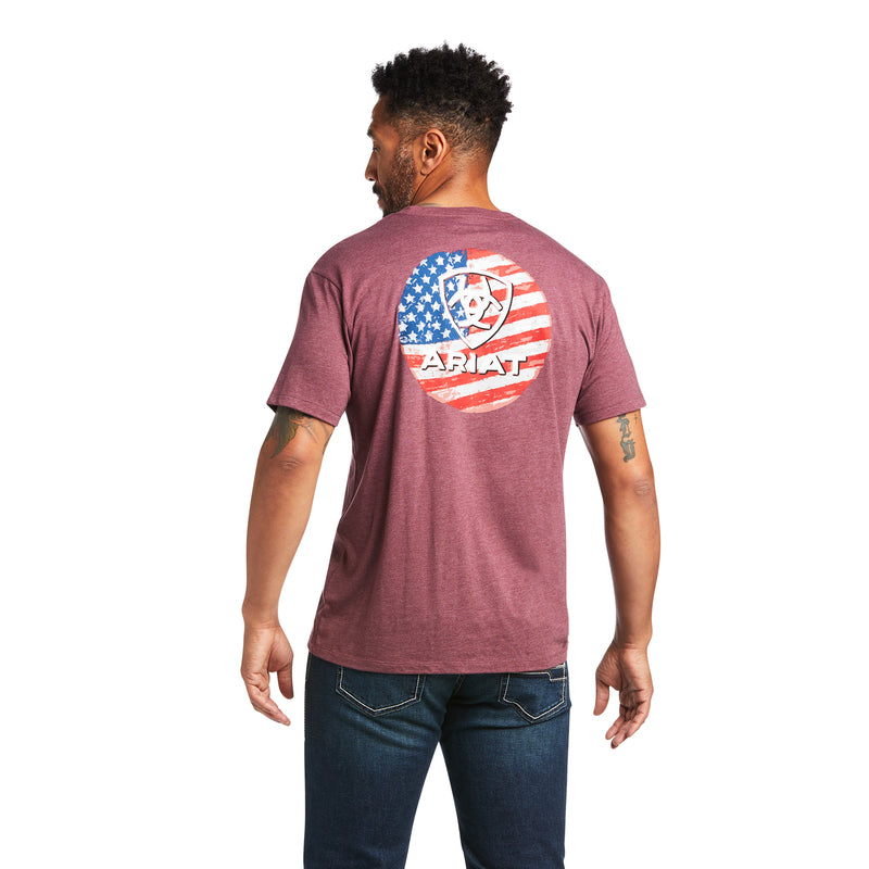 Ariat Men Flag Circle T-Shirt