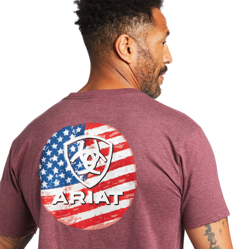 Ariat Men Flag Circle T-Shirt
