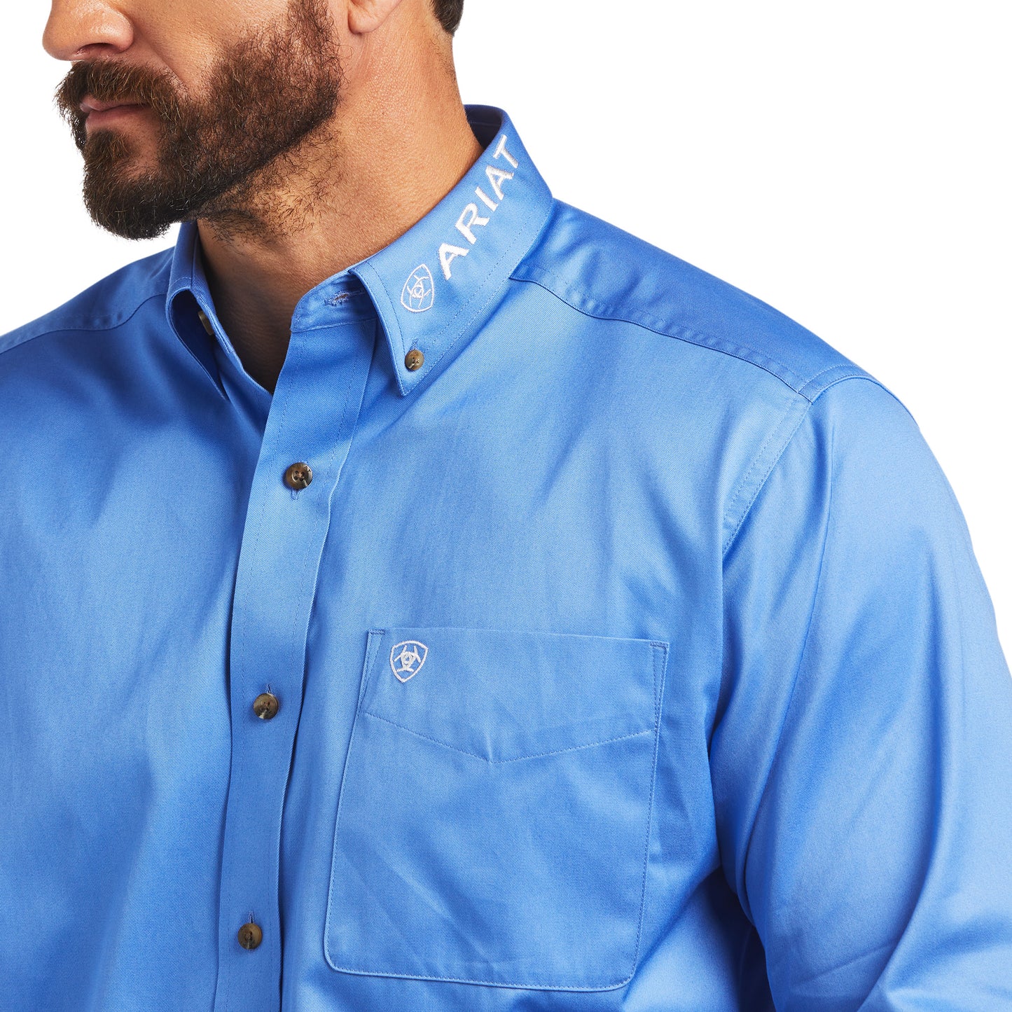 Ariat Men Team Logo Twill Classic Fit Shirt