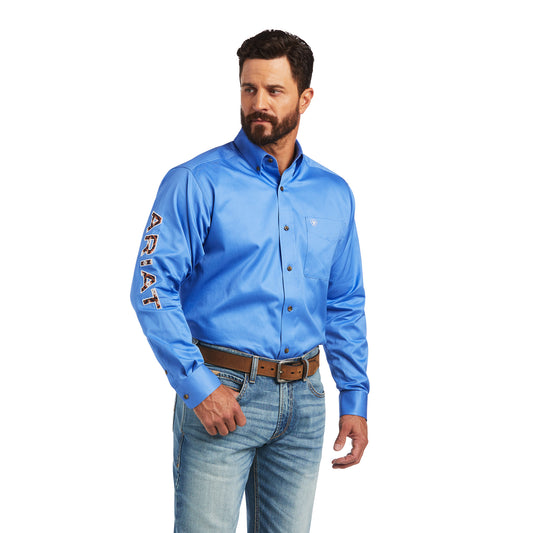 Ariat Men Team Logo Twill Classic Fit Shirt