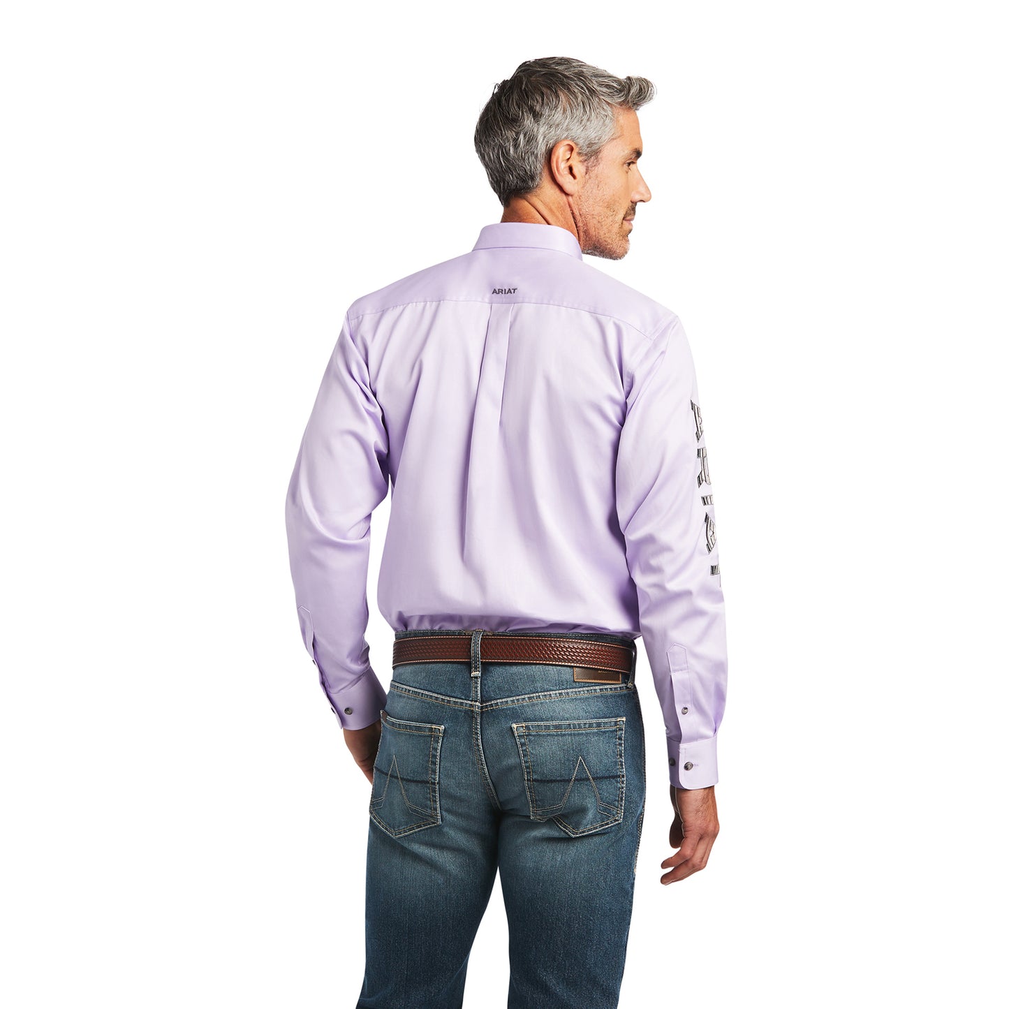 Ariat Men Team Logo Twill Fitted Shirt