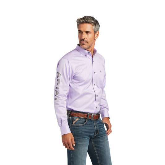 Ariat Men Team Logo Twill Fitted Shirt