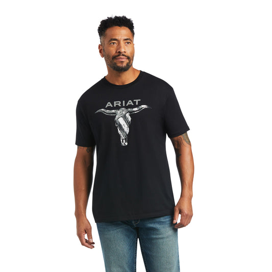 Ariat Men Steer Skull USA T-Shirt