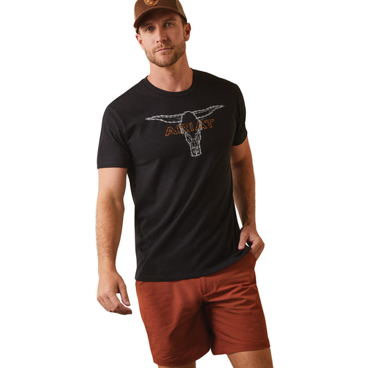 Ariat Men Barbed Wire Steer T-Shirt