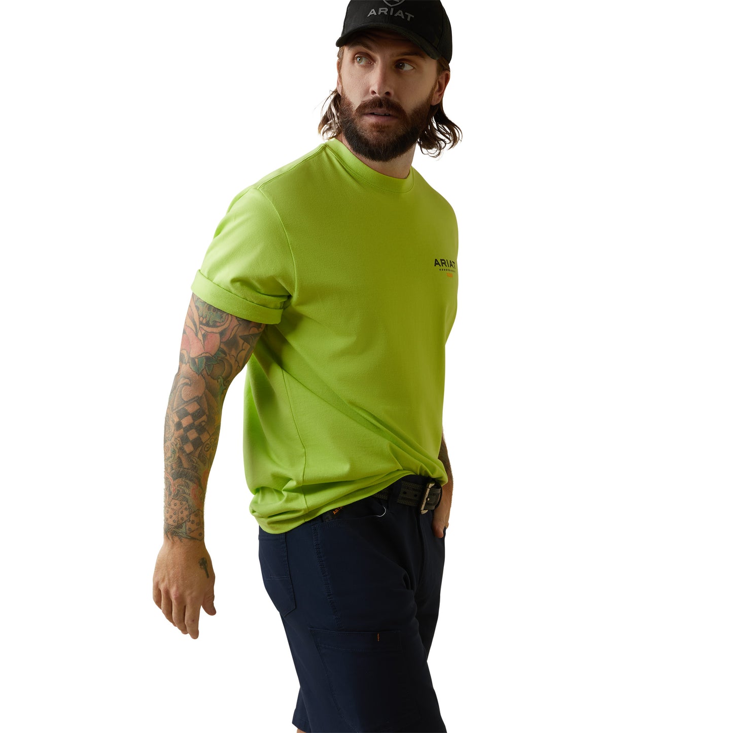 Ariat Men Rebar Cotton Strong Logo T-Shirt 10043487