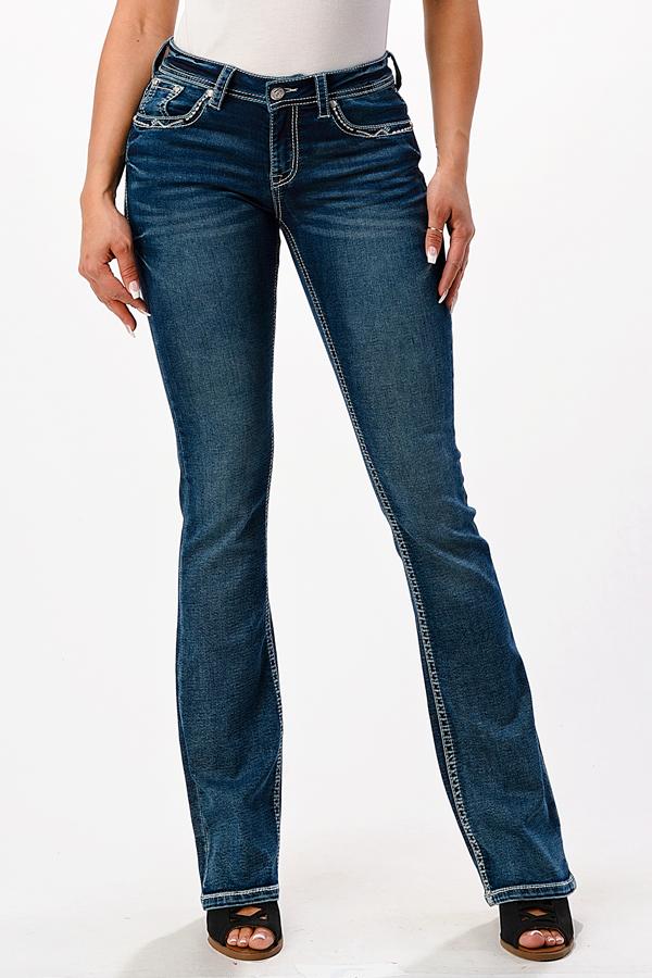 Grace in LA Women Jean Plus Size